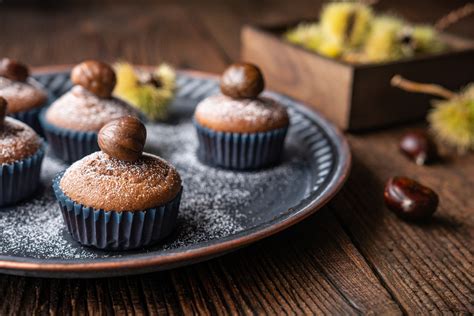 Diétabarát gesztenyés muffin