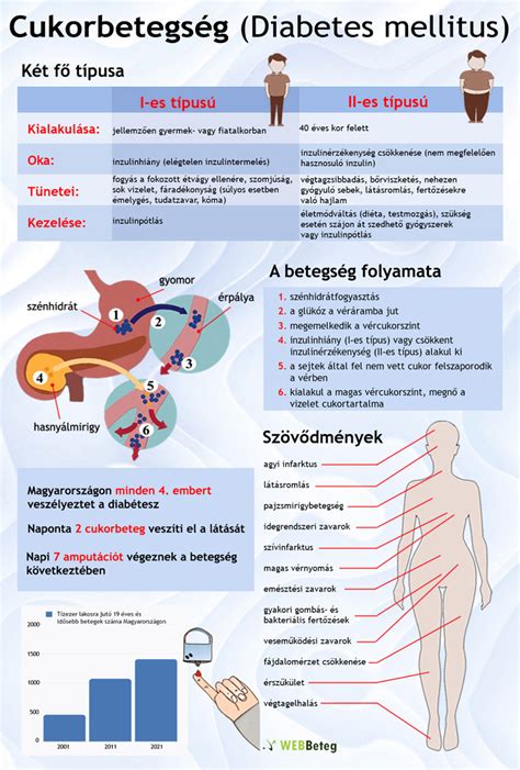 Cukorbetegség világnapja infografika