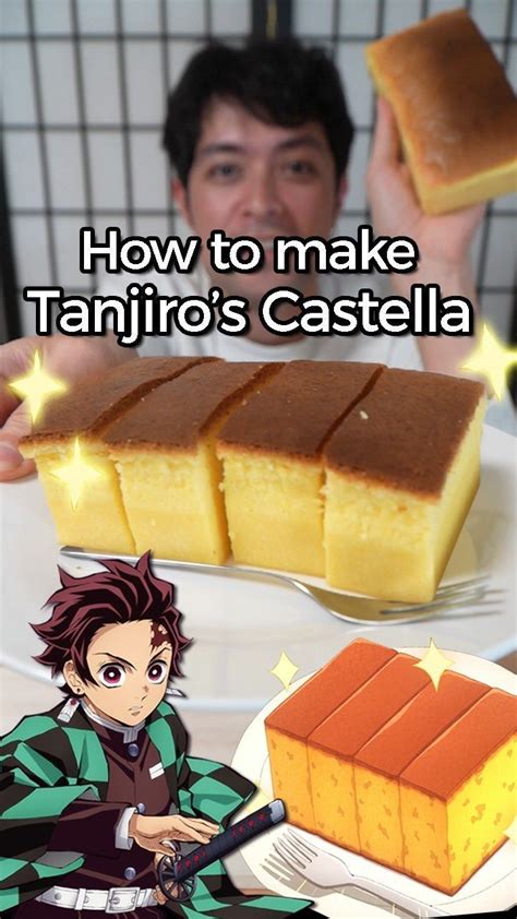 Japán castella sütemény
