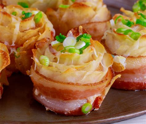 baconos krumplirózsa