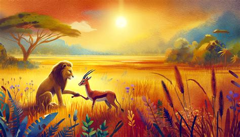 Oroszlán a szavannán