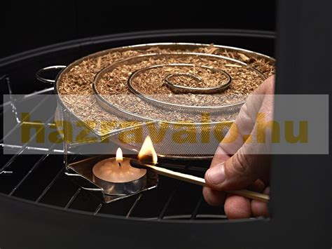 füstölő pellet és fém füstölőtálca