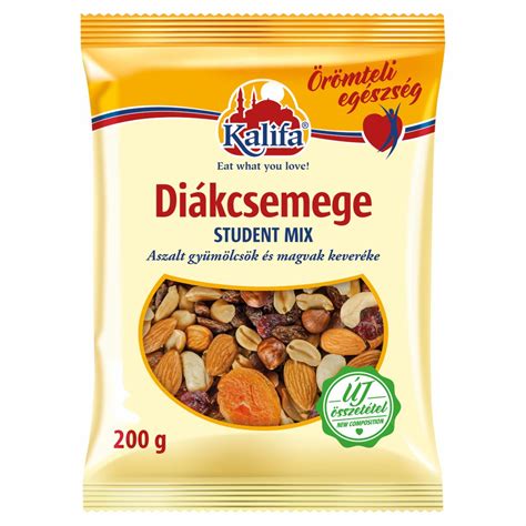 aszalt gyümölcsök és magvak