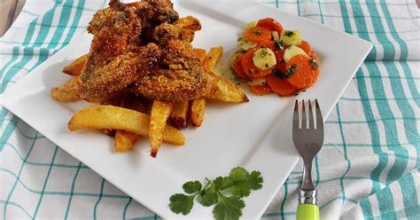 csirkeszárny panírban