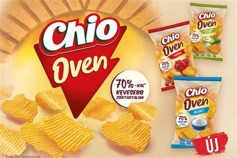 Különböző Chio chips csomagolások