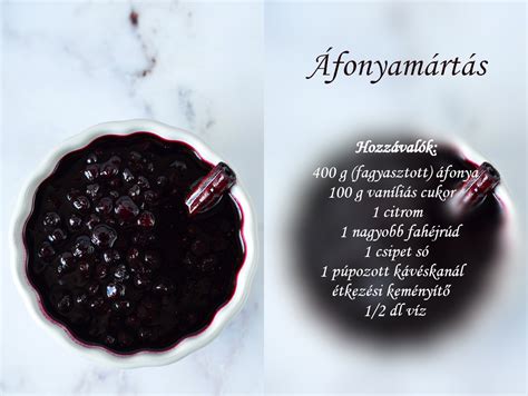 Házi áfonyamártás