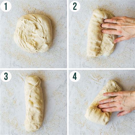 Shaping sourdough bread
