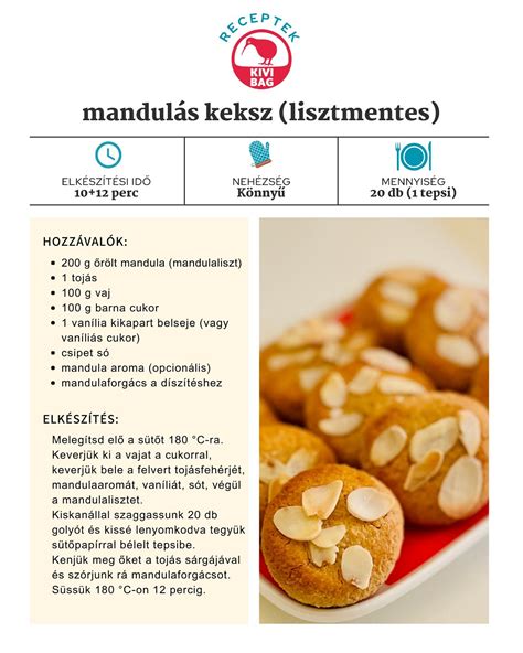 mandula és cukor arány