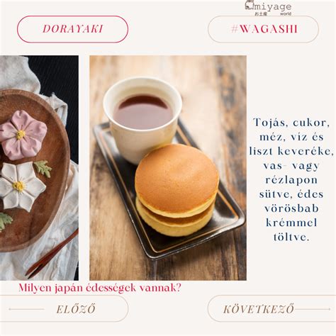 Hagyományos japán wagashi édességek teával