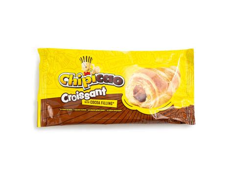 Chipicao kakaós croissant csomagolása