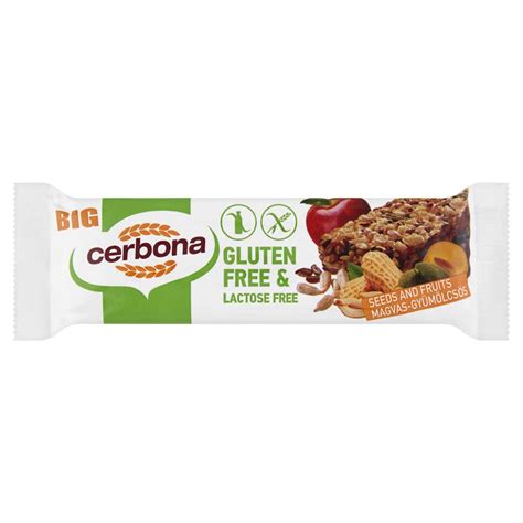 Cerbona gluténmentes müzliszelet csomagolása