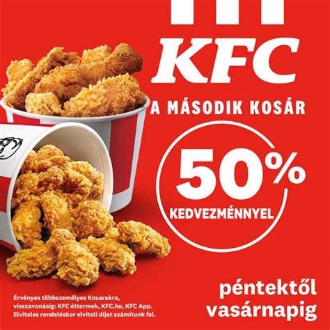 KFC menü választék