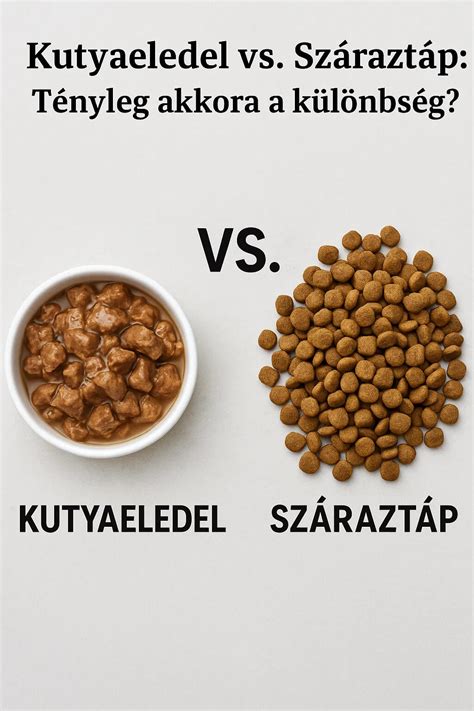 Különbségek a száraztáp és a nedves táp között