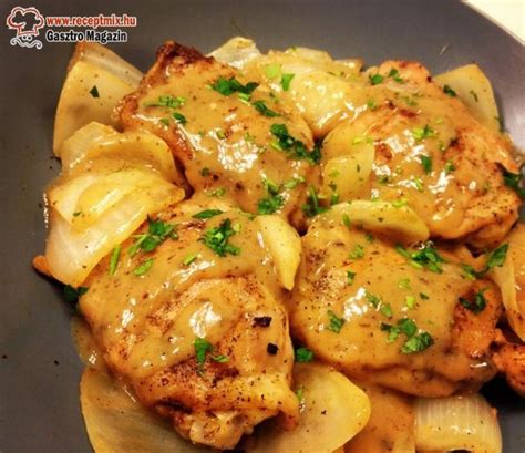 mézes mustáros csirke pácolása