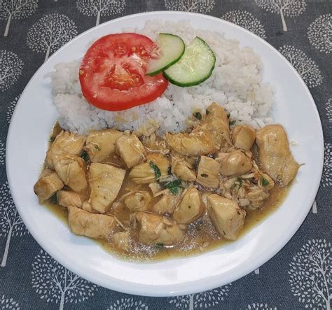 mézes mustáros csirkeragu jázmin rizzsel