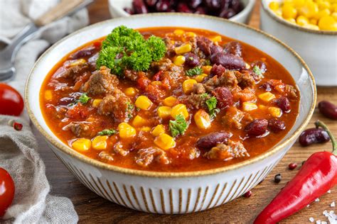 Chili con carne egy tálban