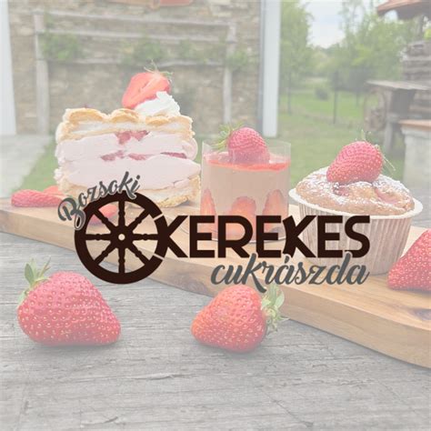 Kerekes Cukrászda logó és néhány torta