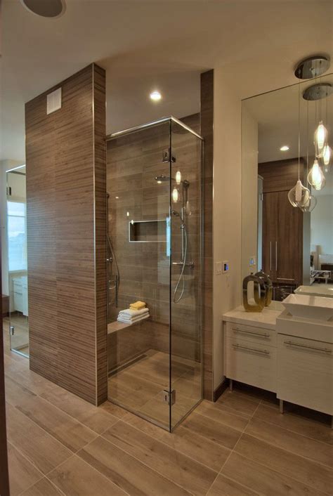 Modern fürdőszoba greslap burkolattal design inspiráció