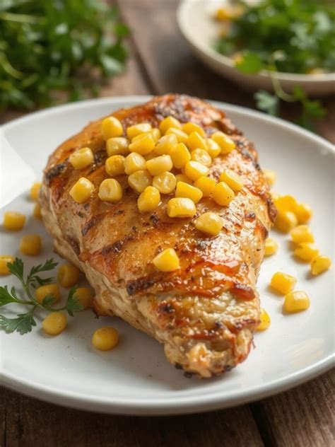 grillrács és sülő kukoricás csirke