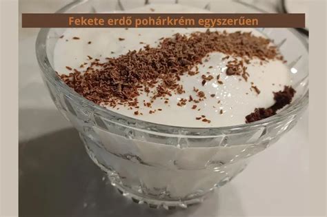 Pohárkrém alapanyagok