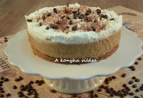 cukormentes kávés mogyorós torta