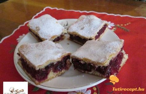 Tonkoly meggyes pite fahéjjal és chiamaggal