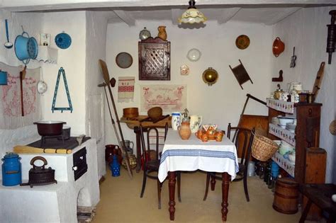 Régi paraszti konyha berendezése