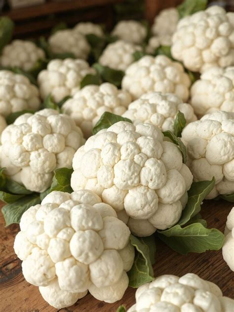 Friss karfiol rózsák és előkészített zöldségek