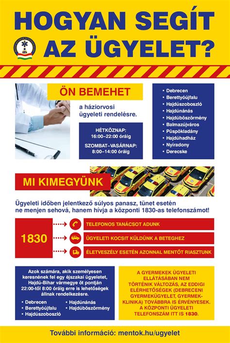 Orvosi ügyelet jelképe