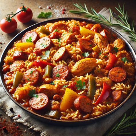 Csirkés jambalaya