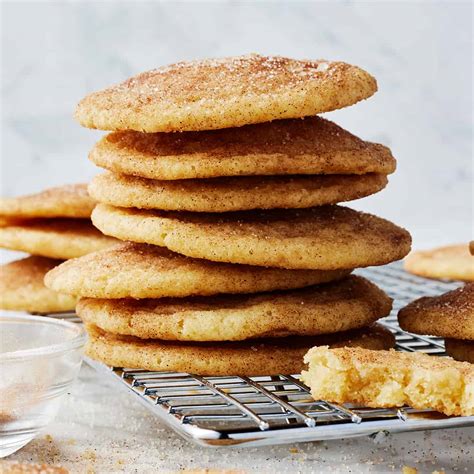 Snickerdoodle keksz halom