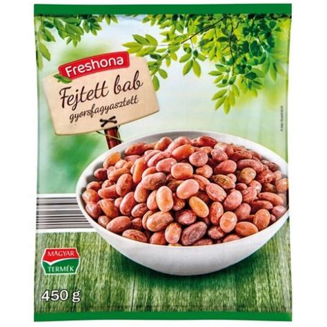 Friss fejtett bab hüvelyben és kifejtve