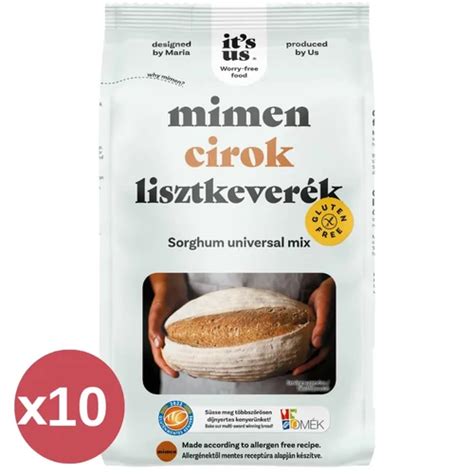 Cirok lisztkeverék és frissen sült gluténmentes zsemle
