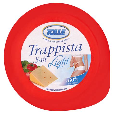 Tolle Light szeletelt trappista sajt csomagolása