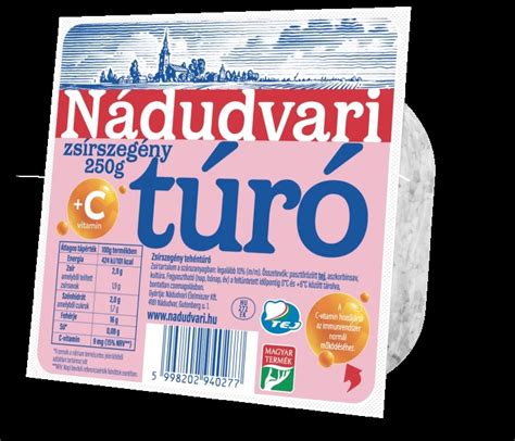 A túró fajtái (sovány, félzsíros, zsíros) és azok zsírtartalma