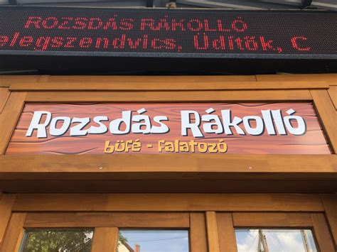 A Rozsdás Rákolló Büfé logója