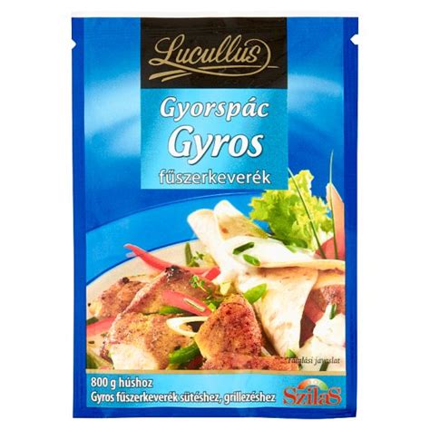Gyros fűszerkeverék alapanyagai