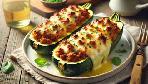 töltött cukkini sütés közben