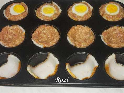 Muffin formában sült fasírt sajttal