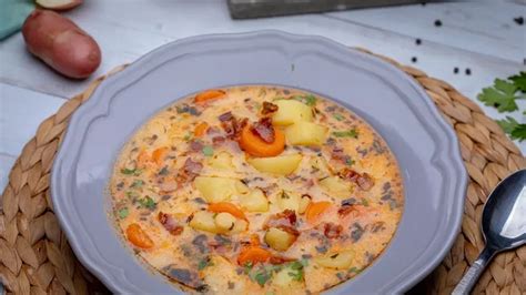 Burgonyaleves friss zöldségekkel