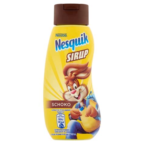 Nesquik epres szirup összetevőinek listája