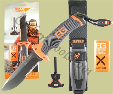 Selection of Bear Grylls knives and tools