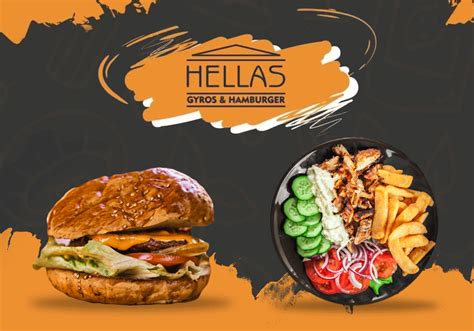 Válogatott gyros és hamburger ételek