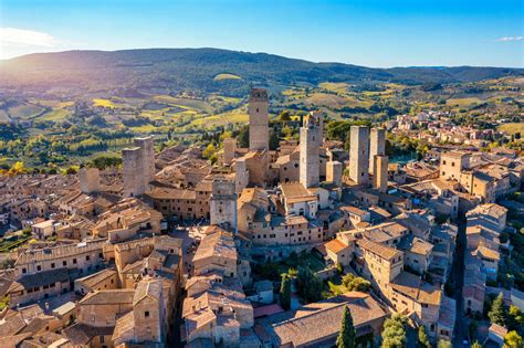 San Gimignano látképe tornyaival