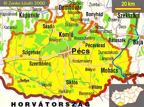Pécsvárad térképe