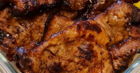 Mézes-mustáros tarja szeletek grillen