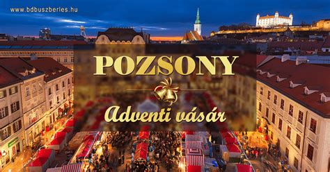 Pozsony adventi hangulatban