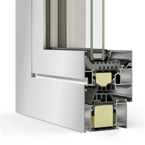 Schüco profil keresztmetszete