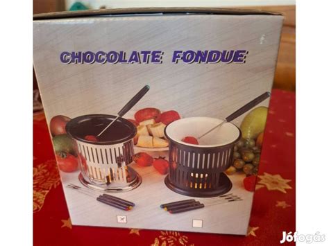 Fondü edény lánggal