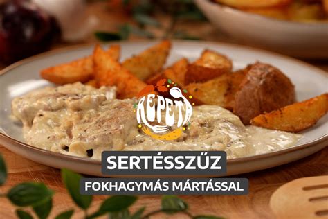 Sertésszűz fokhagymás mártással